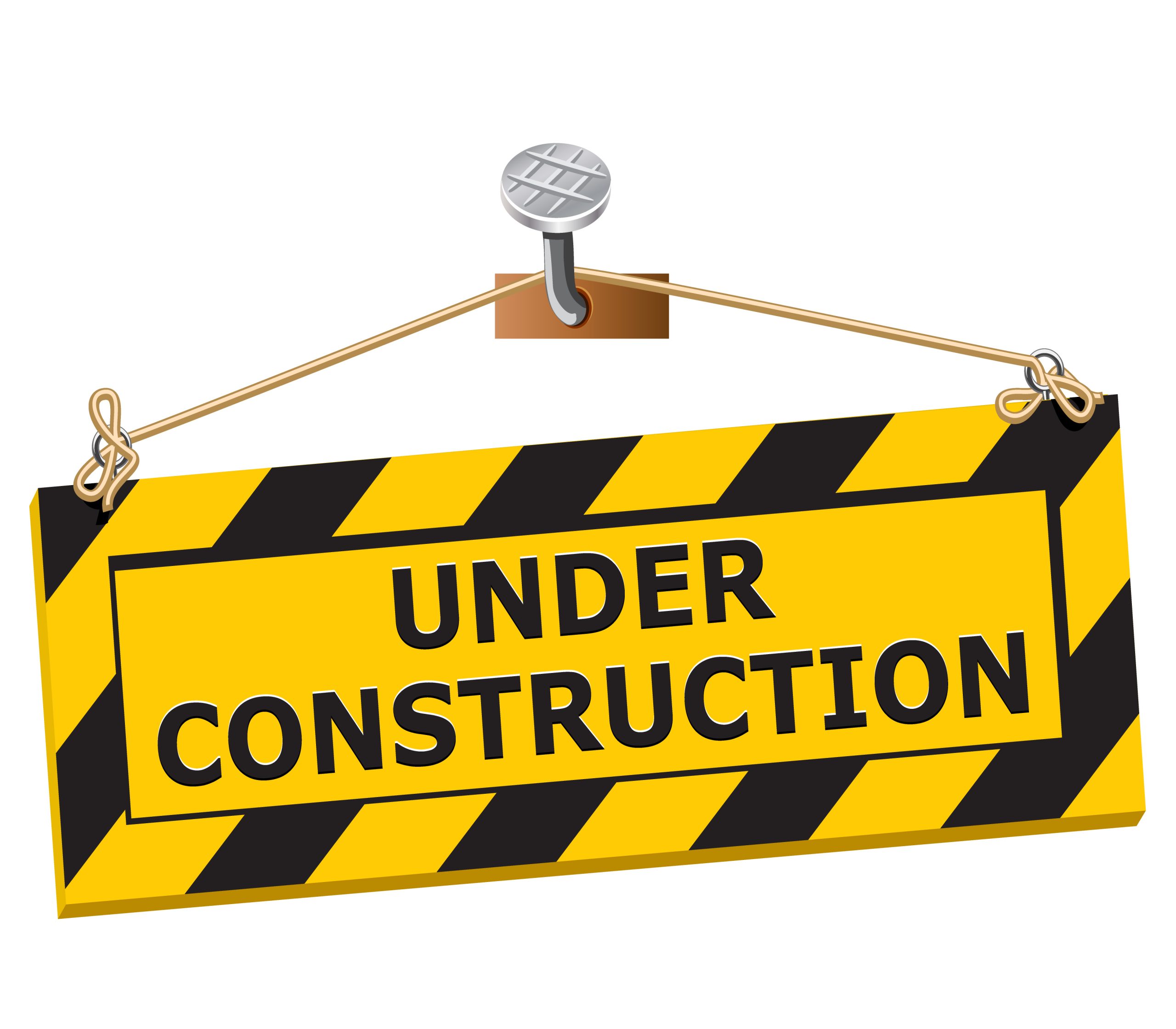 Under construction sign